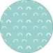 Bonateks Tapis de souris rond imprimé numériquement, base antidérapante, pour bureau et maison, diamètre : 22 cm