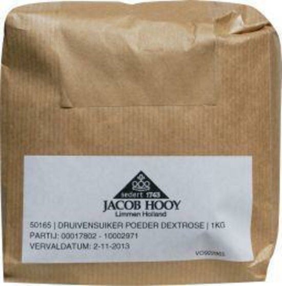 Jacob Hooy Druivensuiker Poeder 1 kg
