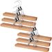 ECOMMERC3 Verpakking met 12 robuuste en elegante broekspanners voor kleding, pakken, overhemden en broeken, 12 broekhangers, robuust en elegant