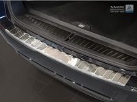 RVS Avisa RVS Achterbumperprotector passend voor BMW 5-Serie G31 Touring 2016- 'Ribs' zilver