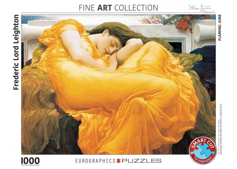 Eurographics Puzzel Flaming June van Frederic Leighton - 1000 stukjes