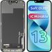 MP Display met Touchscreen compatibel met Apple iPhone 13, met Frame, Soft OLED FHD IC Movable Versie, Zwart