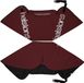Helstons Pilote protection contre la pluie pour les scootéristes, rouge foncé, taille unique