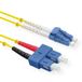 ROLINE 21.15.8794 InfiniBand en Glasvezelkabel 5 m 2x SC 2x LC Geel