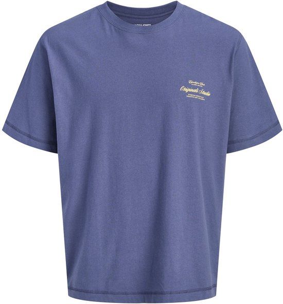 Jack & Jones Junior T-shirt met backprint Crown Blue