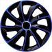 NRM - Stig Extra Wieldoppen 14" - Blauw & Zwart - Set van 4