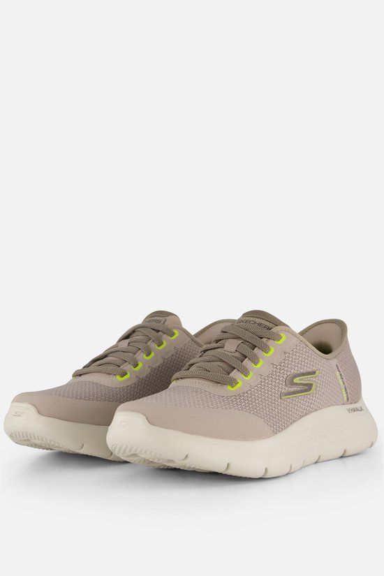 Skechers Slip-ins Go Walk Flex - Netro - Heren Instappers - Taupe