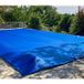 Direct Filet - Bâche d'hiver avec œillets pour piscine - Bleu - 6,50 x 12,50 m