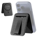 NEEWER Magnetische telefoonportemonnee met kaarthouder, opvouwbare bureaustandaard, lichtgewicht, draagbaar, leer, slank telefoonhoesje compatibel met MagSafe iPhone Samsung Android voor video-opname