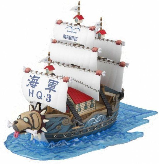 Merkloos One Piece: Grand Ship Collection - Garp's Ship Model Kit