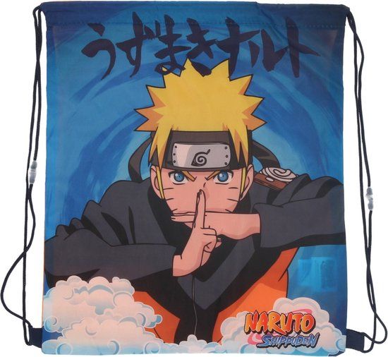 4KidsOnly Naruto Gymtas - Zwemtas - 40 cm - Blauw - Voor Kinderen
