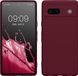 kwmobile hoesje geschikt voor Google Pixel 7a - Hoesje voor smartphone - In bordeaux-violet