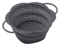 KUHN RIKON 24295 zeef opvouwbaar 23 cm, grijs, silicone
