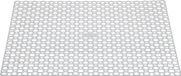 Whitefurze Gootsteenmat/spoelbakmat - wit - kunststof - 35 x 35 cm - afdruipmat
