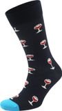 Happy Socks Sokken Glass of Wine - Maat 41-46 - Heren - Blauw