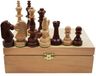 Jeu d'échecs Staunton, Bois, 32 pièces, 21x15x8 cm