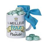 Mopec GB300.3.6 Keramische mok Le Meilleur Père.In Gift Box 6 Chocolade, Porselein