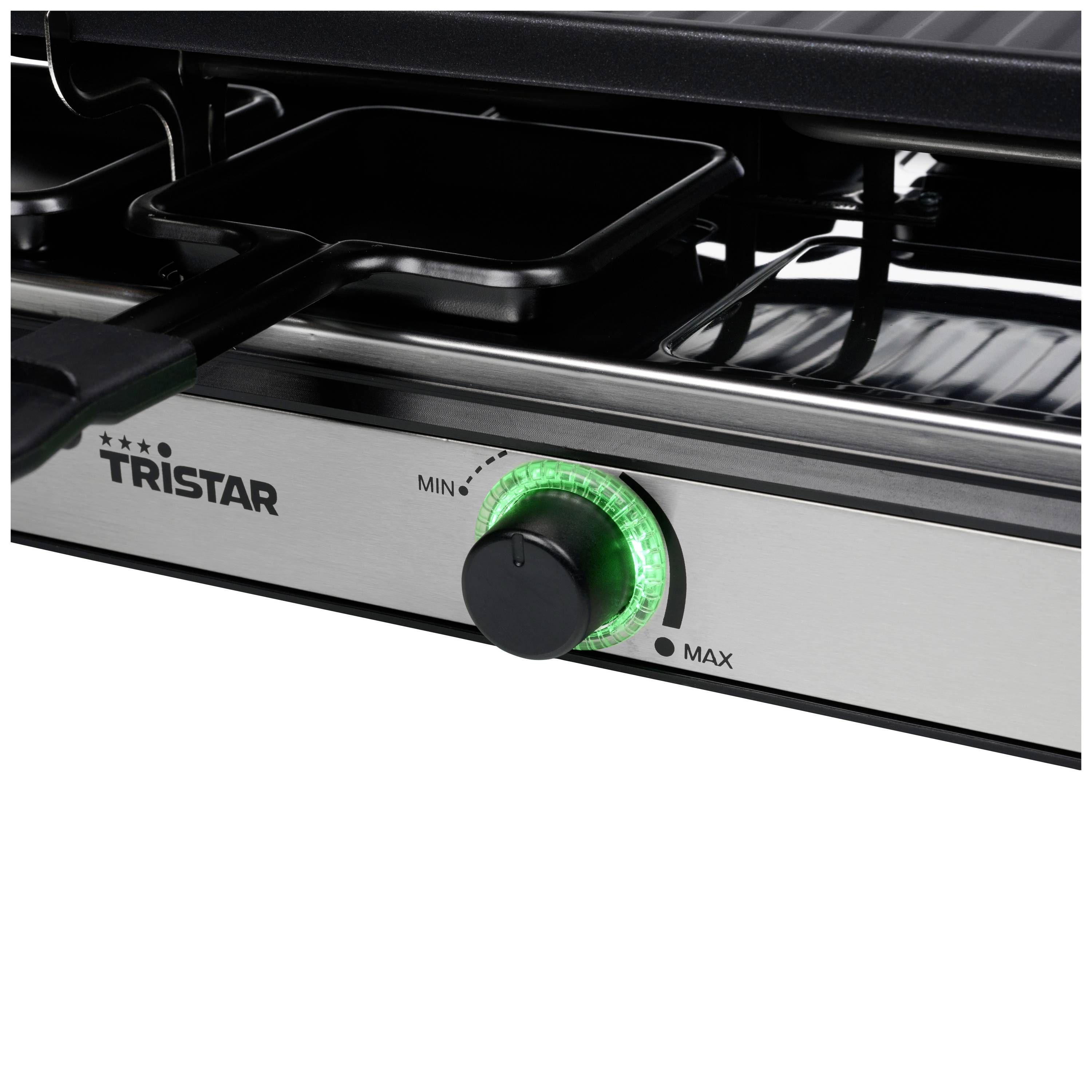 Tristar Gourmetstel RA-2746 - Gourmetset voor 8 personen - Zwart/RVS