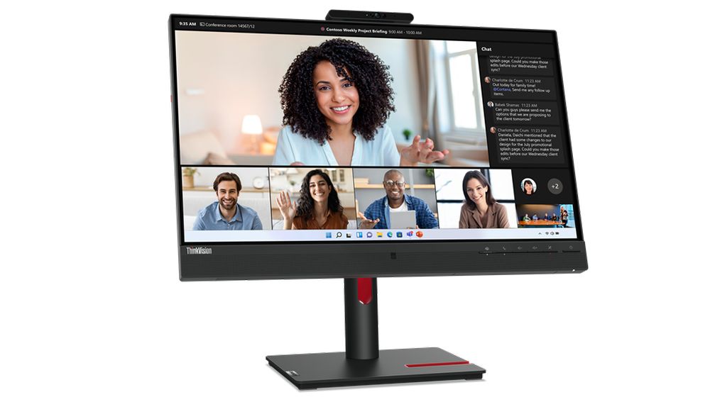 Lenovo ThinkVision T24mv-30 - 23.8" Full HD Monitor - USB-C/DP/HDMI
