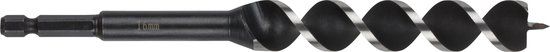 wolfcraft - 16mm Slangenboor voor Houtbalken - 165mm - Zeskantschacht Houtboor - Hex - Boor voor Hout - 7136000