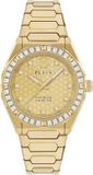 Philipp Plein PWVGA0426 Deluxe Lady Polshorloge Dames Kwarts Goudkleurig Siliconen Band