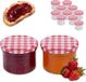 Merkloos Relaxdays Weckpotten - set van 12 - 220 ml - glas