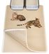 Merkloos Kattenmat Honingraat - Extra groot - 90 x 60 cm - Waterdicht