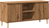vidaXL Tv-meubel 102x35x50 cm bewerkt hout artisanaal eikenkleur