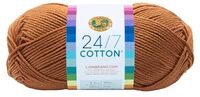 Lion Brand Yarn Company Cotton Yarn, Camel, 15.24 x 6.35 x 6.35 cm