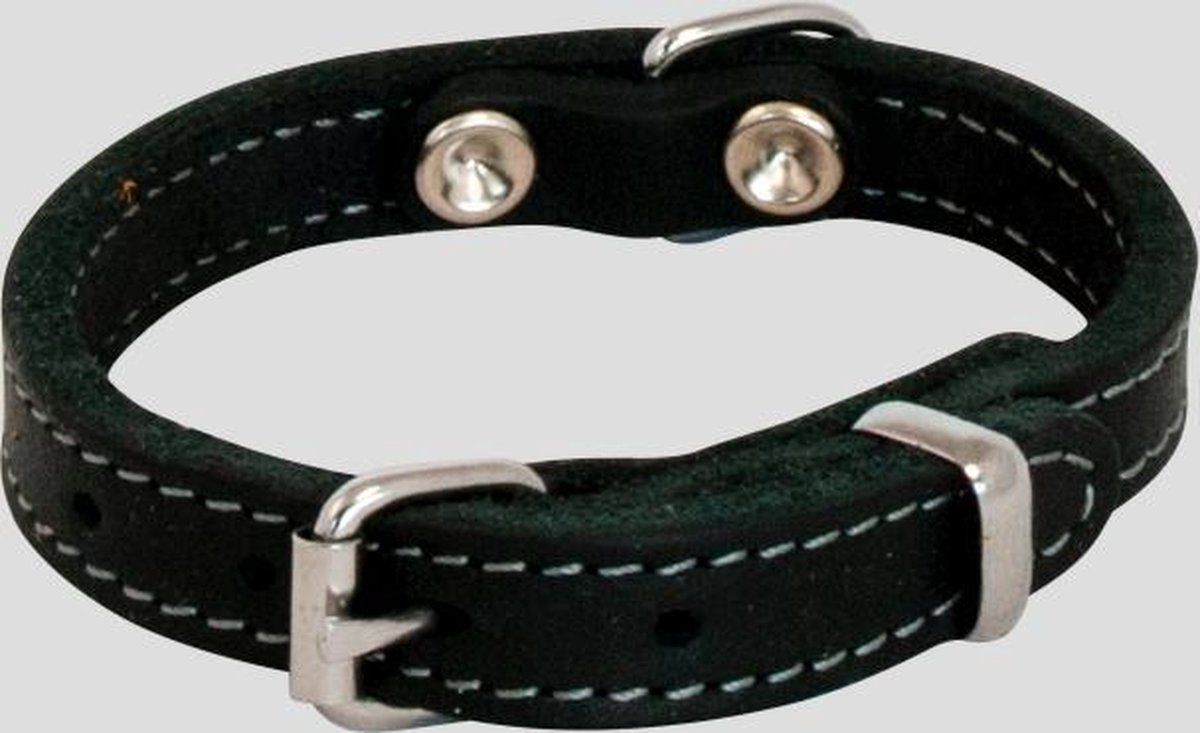Jack and Vanilla Halsband hond Leer - Zwart - Leer - 50cm