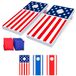GoSports 4'x2' All Weather Game Set - Inclusief 8 Bean Bags & Spelregels (Kies tussen Amerikaanse vlag, rood en blauw ontwerpen)