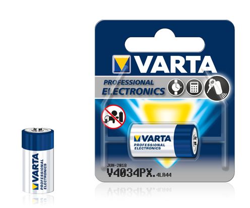 Varta V4034PX 6V Alkaline Battery - 4SR44 - 100mAh - Single-use