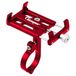BEEPER - Universele telefoonhouder, zeer robuust, metaal (rood)