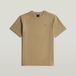 G-Star Raw True Regular Structured R T Polo shirt Heren Camel Maat XL