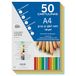 Dohe A4-karton, intensieve kleuren, voor knutselwerk en printen, 21 x 29,7 cm, 180 g/m², kantoorbenodigdheden