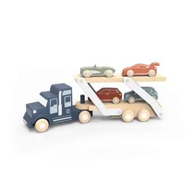 Speedy Monkey Autotransporter met 4 auto's Natuur