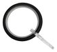 Gardinia Home Decor 36867 Gordijnklemring Metaal Zwart 10 stuks