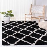 SAFAVIEH Dallas Shag Collection SGD257Z hekwerk, 91 x 152 cm, zwart/ivoor