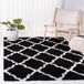 SAFAVIEH Dallas Shag Collection SGD257Z hekwerk, 91 x 152 cm, zwart/ivoor