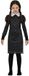 Fiestas Guirca Tuesday jurkje 10-12 jaar Halloween Wednesday Addams kostuum