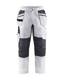 Blåkläder Painters with Stretch 10961330 Werkbroek Heren Veiligheidsbroek Wit Donkergrijs
