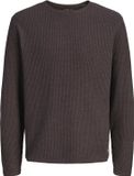 Jack & Jones Trui Jprblumason Knit Crew Neck Sn 12304253 Chocolate Torte/twist Mannen Maat - L