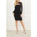 GUESS Marciano By Esme Robe bandage Noir Jais XXS