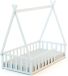 WEBABY - Tipi bed in hout Wit 70 x 140 cm
