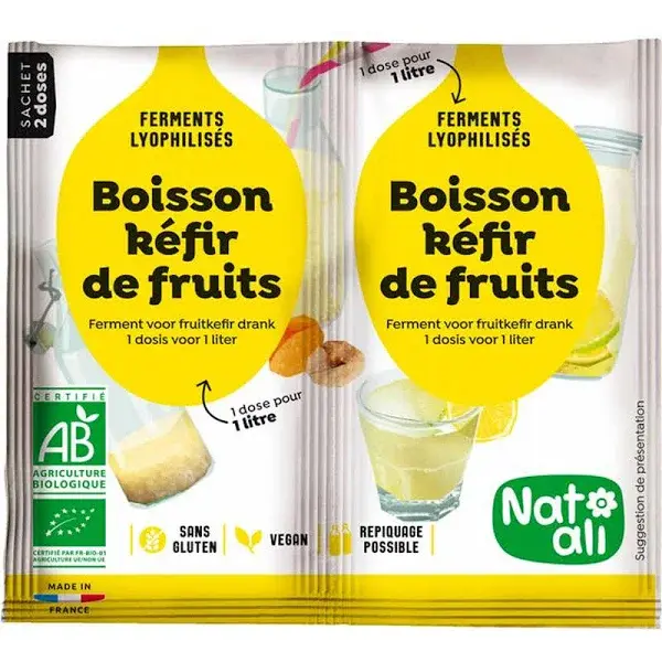 NAT-ALI Fermenten Fruitkefir Drank