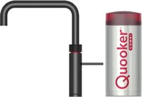 Quooker Fusion Square Mat Zwart Kokend Water Kraan met Combi Boiler