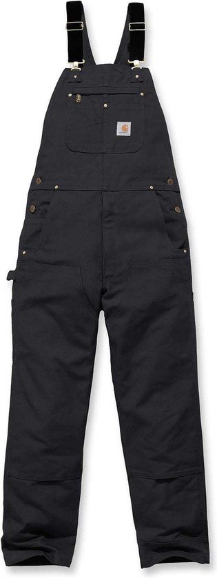 Carhartt Relaxed fit Duck Bib Overall - Black - W30/L34