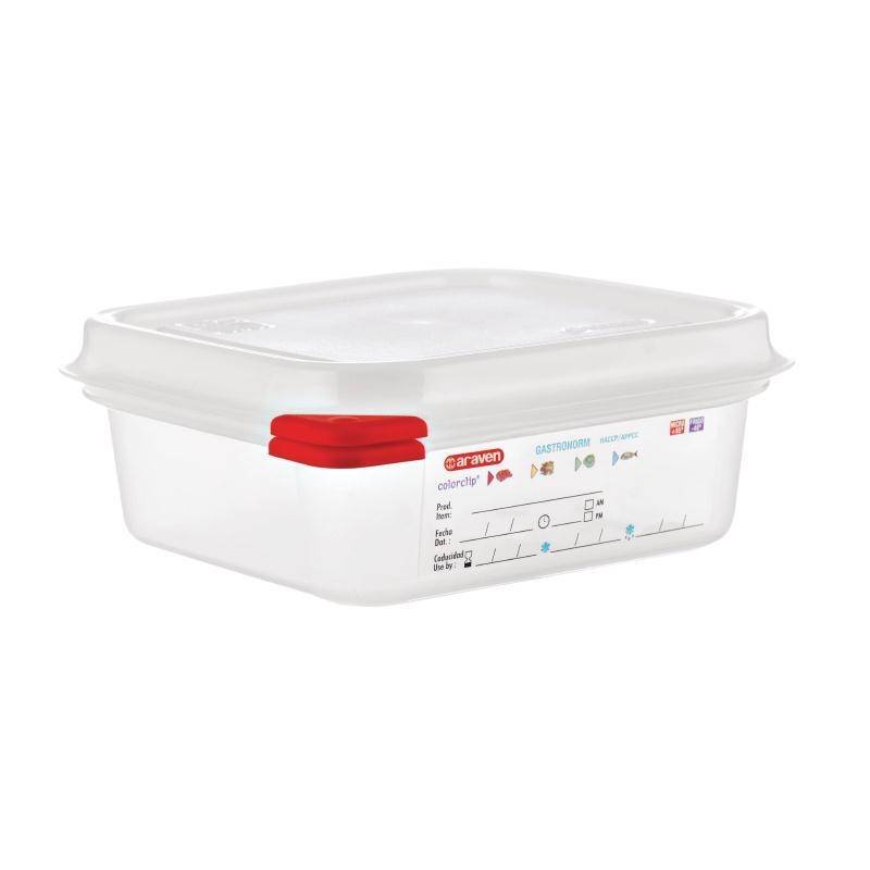 Araven GN1/6 voedselcontainer 1,1ltr