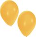 Bellatio Decorations party ballonnen - 50x stuks - geel - 27 cm - verjaardag
