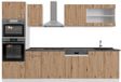Vicco R-Line Complete keukeneenheid – 300 cm met hoge kast, WB Antraciet Artisanaal eiken/wit